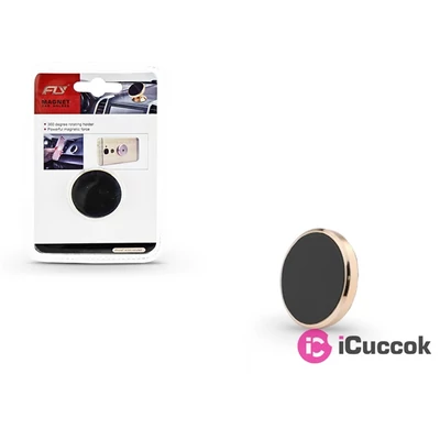 Haffner CHC1557C-GLD univerzális mágneses arany autós telefon tartó