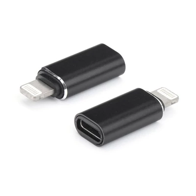 Haffner PT-4699 Type-C anya - Lightning apa fekete töltő adapter