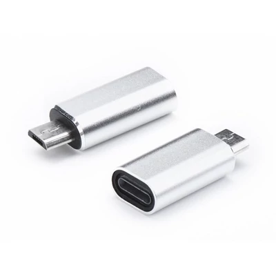 Haffner PT-5834 Lightning/micro USB ezüst töltő adapter