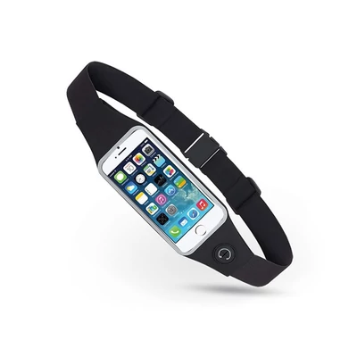 Haffner PT-6096 univerzális fekete ablakos sport övtáska