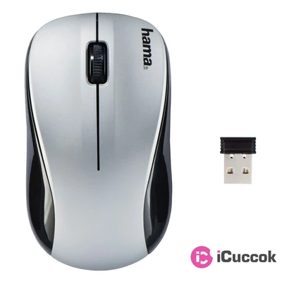 Hama 134941 "AM-8100" vezeték nélküli ezüst egér