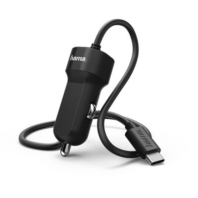 Hama 173618 3A USB Type-C autós töltő