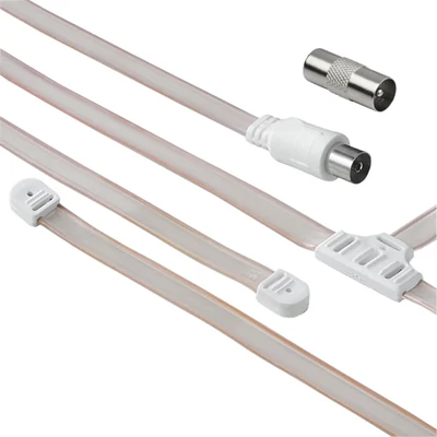 Hama 43998 fehér 1,5m FM antenna kábel