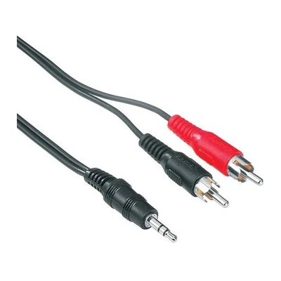 Hama 48913 2m 3,5 mm Jack-2 RCA összekötő kábel