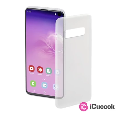 Hama "ULTRA SLIM" Samsung Galaxy S10E fehér mobil tok