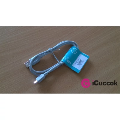 Hama USB A - mini USB B 0,75m szürke kábel