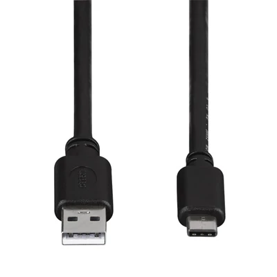 Hama USB Type-C - USB A 0,25m fekete adatkábel