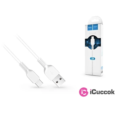 Hoco HOC0040 X20 3m fehér Type-C USB kábel