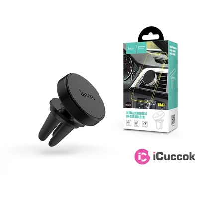 Hoco HOC0102 CA47 univerzális szellőzőrácsba illeszthető mágneses autós telefon tartó