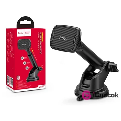 Hoco HOC0140 CA67 univerzális műszerfalra/szélvédőre helyezhető mágneses autós telefon tartó