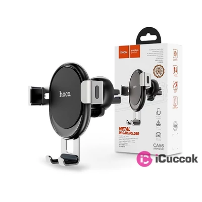 Hoco HOC0153 CA56 univerzális szellőzőrácsba illeszthető autós telefon tartó