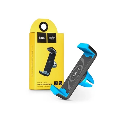 Hoco HOC0156 CPH01 univerzális fekete-kék szellőzőrácsba illeszthető autós telefon tartó