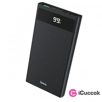 Hoco J49 2xUSB/Type-C/microUSB/PD/QC3.0/10.000 mAh/fekete power bank