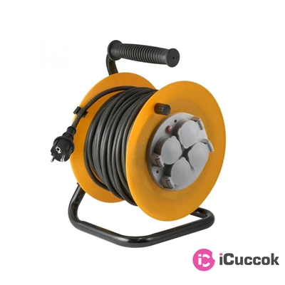 Home HJR 10-25/1,0 IP44, 3x1mm,  kábeldob 25m-es gumírozott kábellel