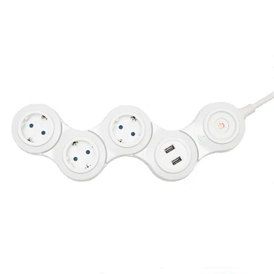 Home NVH 03K/WIFI Smart 3x1,5mm2 3 aljzat + 2xUSB csuklós elosztó