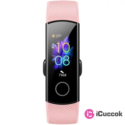 Honor Band 5 Coral Pink korall aktivitásmérő karpánt