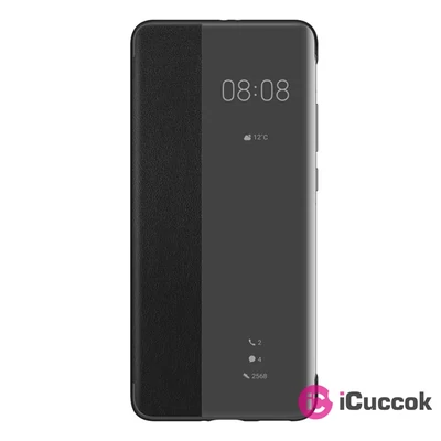 Huawei HUA-SVIEW-P40P-BK P40 Pro s-view fekete flip tok