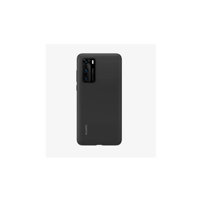 Huawei HUA-TPU-P40-BK P40 fekete szilikon hátlap