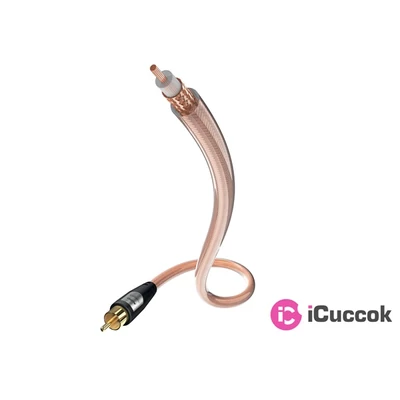 Inakustik 00308221 Star Mono-Sub RCA-RCA 2m mélysugárzó kábel