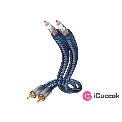 Inakustik 00404007 Prémium 2RCA-2RCA 0,75m sztereó audió összekötő kábel