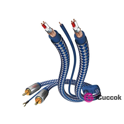 Inakustik 00405107 Premium Phono 2RCA-2RCA 0,75m analóg audio összekötő kábel