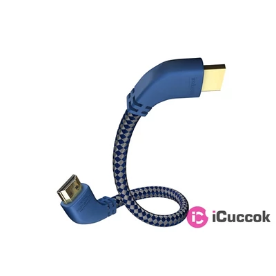 Inakustik 0042503 Premium 3m Ethernet High Speed 90fokos HDMI 2.0 kábel