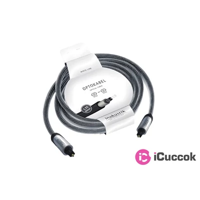 Inakustik 01041318 White Line 1,75m Toslink optikai kábel