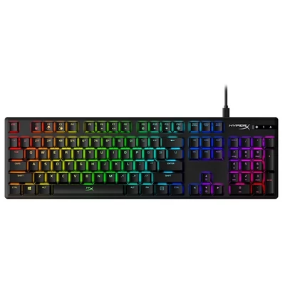 Kingston HyperX Alloy Origins (AQUA switches) US világító gamer billentyűzet