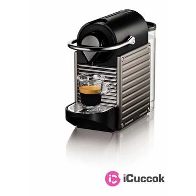Krups XN304T10 Nespresso Pixie Electric 19 bar titán kapszulás kávéfőző
