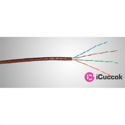 Legrand Cat5e árnyékolatlan (U/UTP) 4 érpár (AWG25) PVC bézs Eca 305m kartondoboz Linkeo réz fali kábel