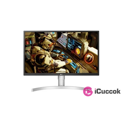 LG 27" 27UL550-W 4K IPS HDMI DisplayPort LED fehér pivot monitor