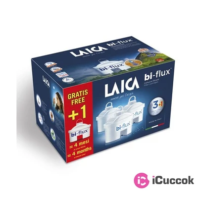 Laica F4S 3+1 db-os Bi-Flux univerzális vízszűrőbetét