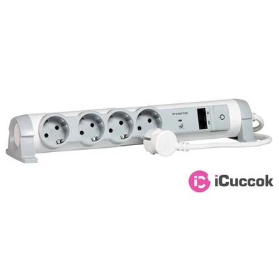 Legrand 694664 2xRJ45 tf 1,5m vezetékkel 4x2P+F elosztósor