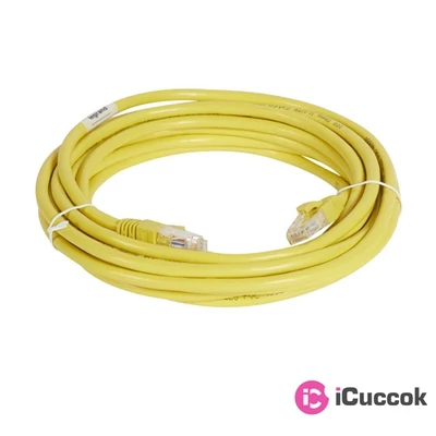 Legrand Cat6A (U/UTP) sárga 5 méter LCS3 árnyékolatlan patch kábel