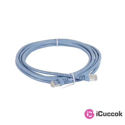Legrand Cat6 (F/UTP) világos kék 3 méter Linkeo árnyékolt patch kábel