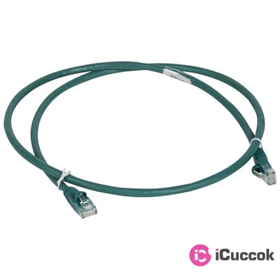 Legrand Cat6 (U/UTP) zöld 1 méter LCS3 árnyékolatlan patch kábel