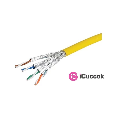 Legrand Cat6a (F/UTP) sárga 500m LCS2 árnyékolt fali kábel