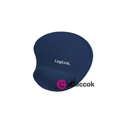 LogiLink géles csuklótámaszos kék egérpad