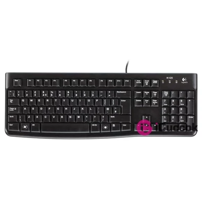 Logitech K120 HUN USB fekete OEM billentyűzet