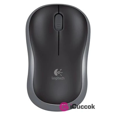 Logitech M185 vezeték nélküli szürke notebook egér
