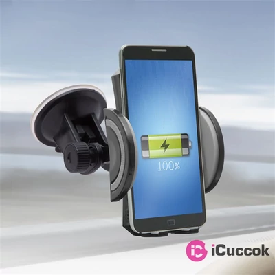 MNC vezeték nélküli autós töltő és tartó