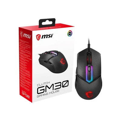 MSI Clutch GM30 fekete gamer egér