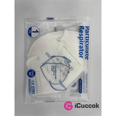 MSK2 FFP2 (1db/cs) szűrési szintű szelep nélküli részecskeszűrős szájmaszk