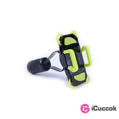 Max Mobile 4,3"-6" zöld univerzális kerékpáros mobiltartó