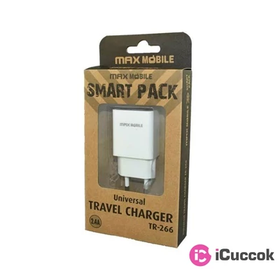 Max Mobile Smart Pack TR-266 2.4A univerzális USB hálózati töltő