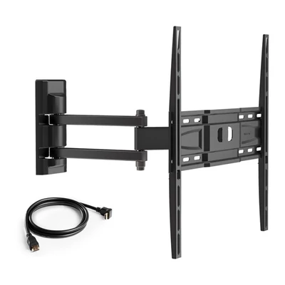 Meliconi FM-400 karos dönthető forgatható TV fali konzol + HDMI kábel