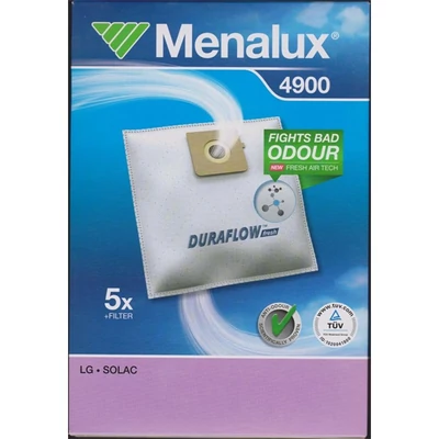 Menalux 4900 5 db szintetikus porzsák + 1 motorszűrő