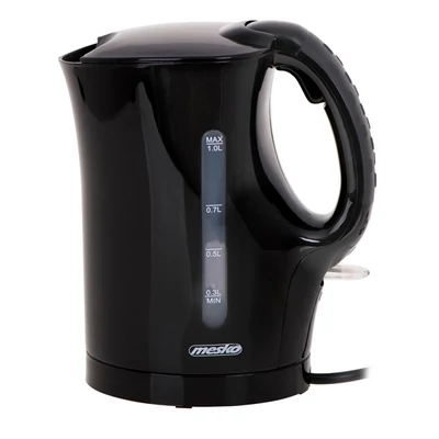 Mesko MS1284 1l fekete vízforraló