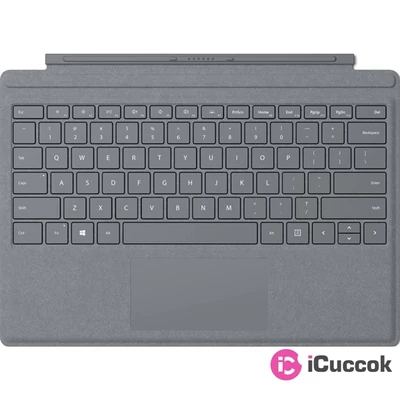 Microsoft Surface Pro világosszürke billentyűzetes tok