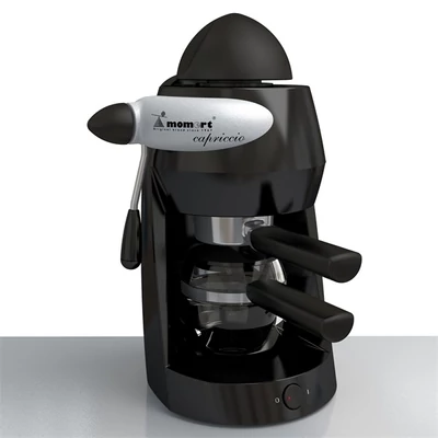 Momert Capriccio 1160 fekete/ezüst eszpresszó kávéfőző